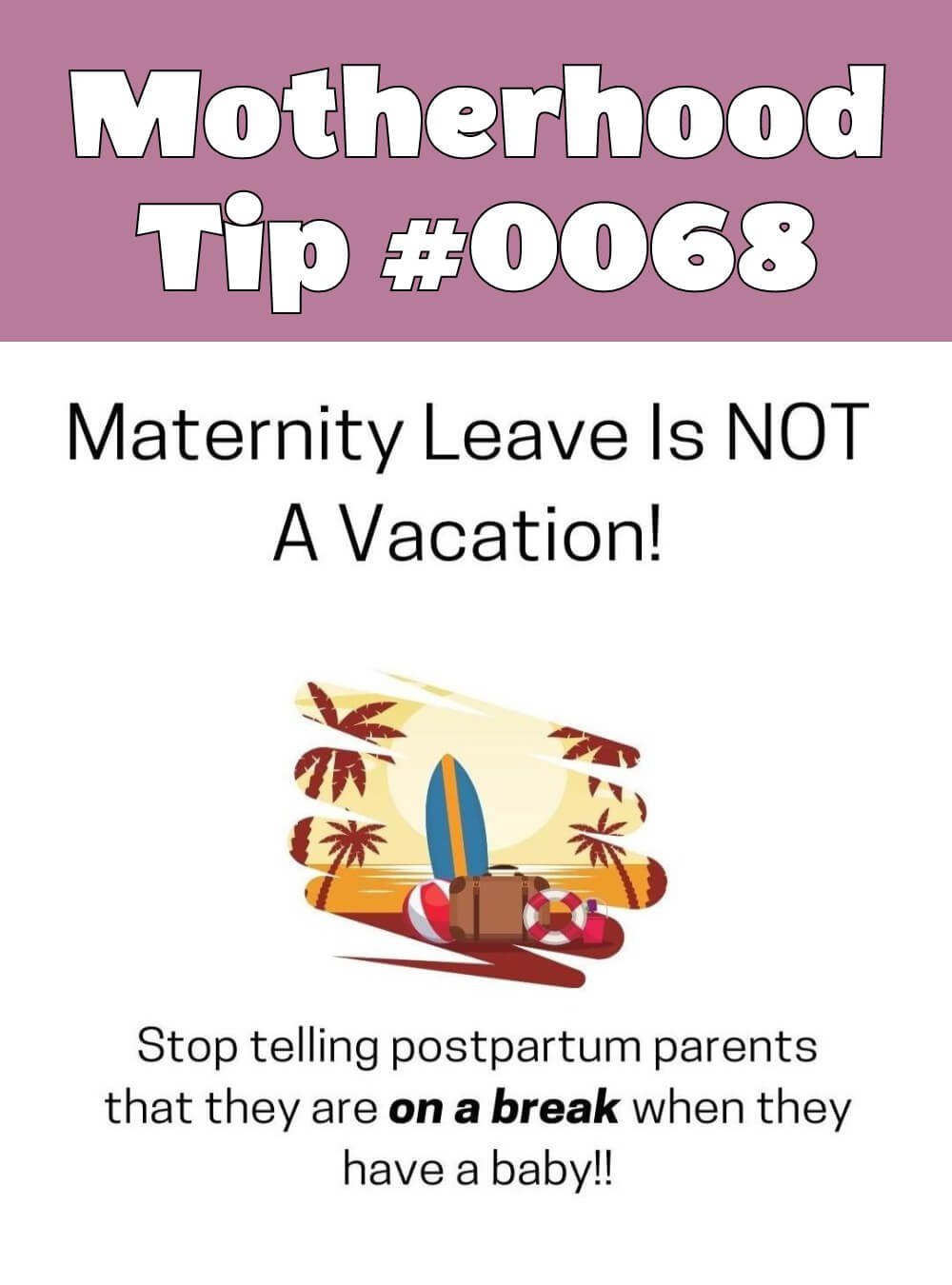 Parenting and Pregnancy Infographic | Motherhood Tip #0068